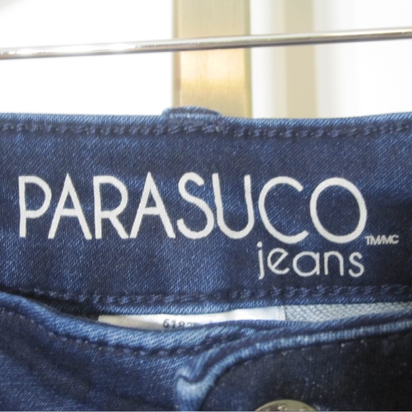 Parasuco skinny leg jeans in a dark denim. Lots of stretch for a fitted look. - Picture 3 of 12
